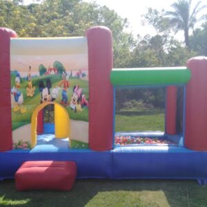 Disney bouncy house of ball