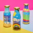 Salt art bottles