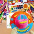 Art & craft Straw Hat Painting