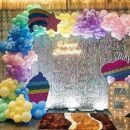 Decoration balloon candy table