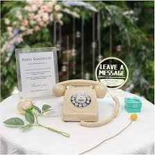 Audio guestbook Modern telephone