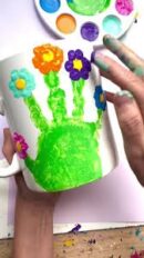 Art & craft Cup Painting