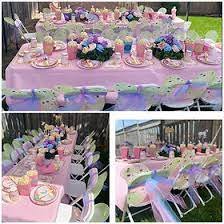 Decoration table & chairs